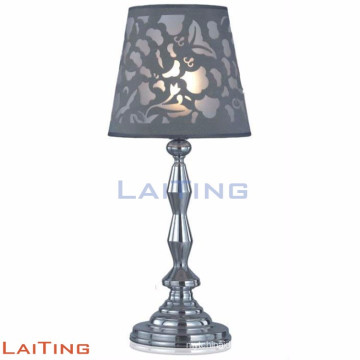 Black Indoor Operated Cordless Battery Table Lamp with Shade for Hotel